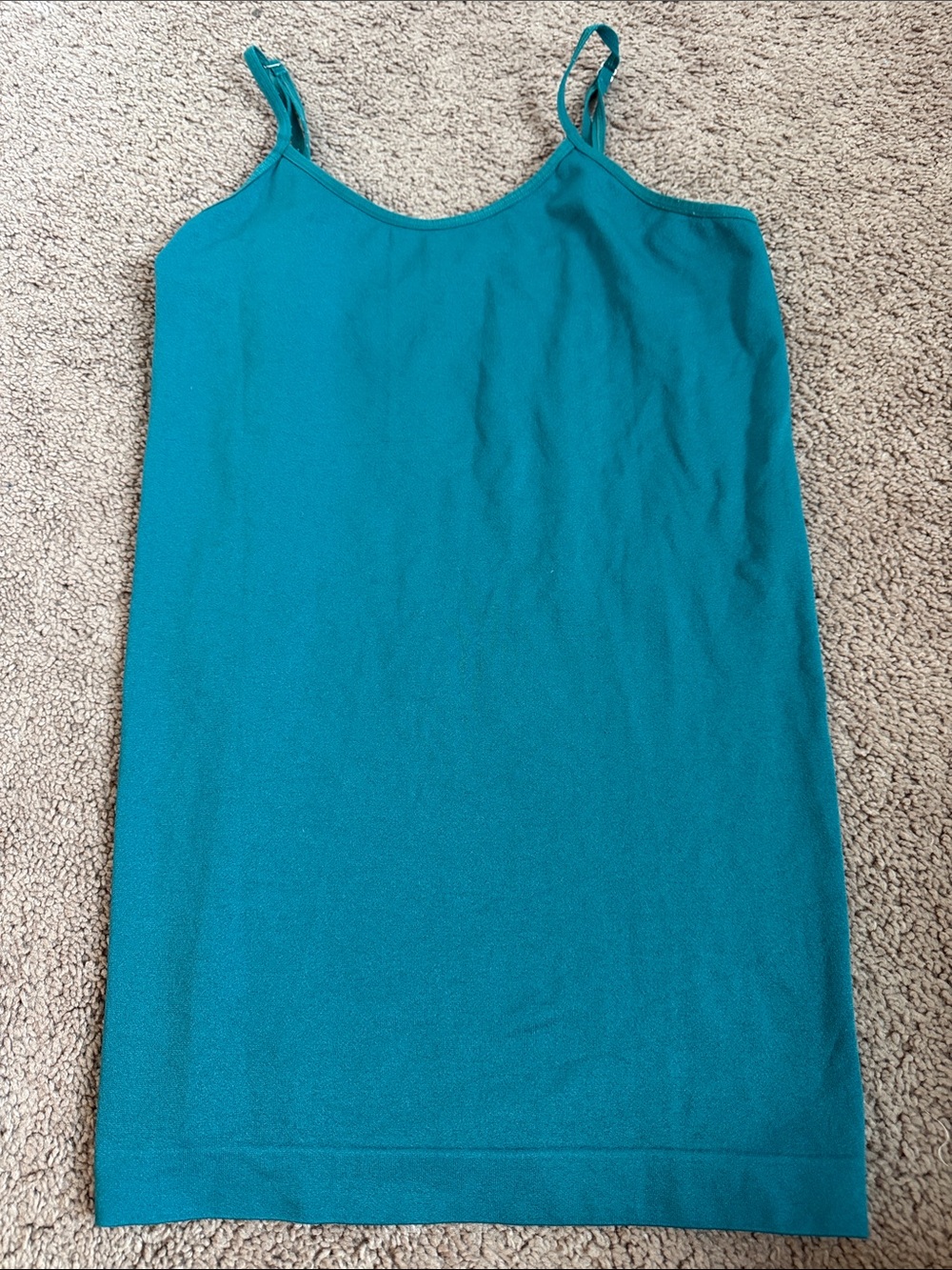 Charming Charlie Teal Strappy Cami Tank